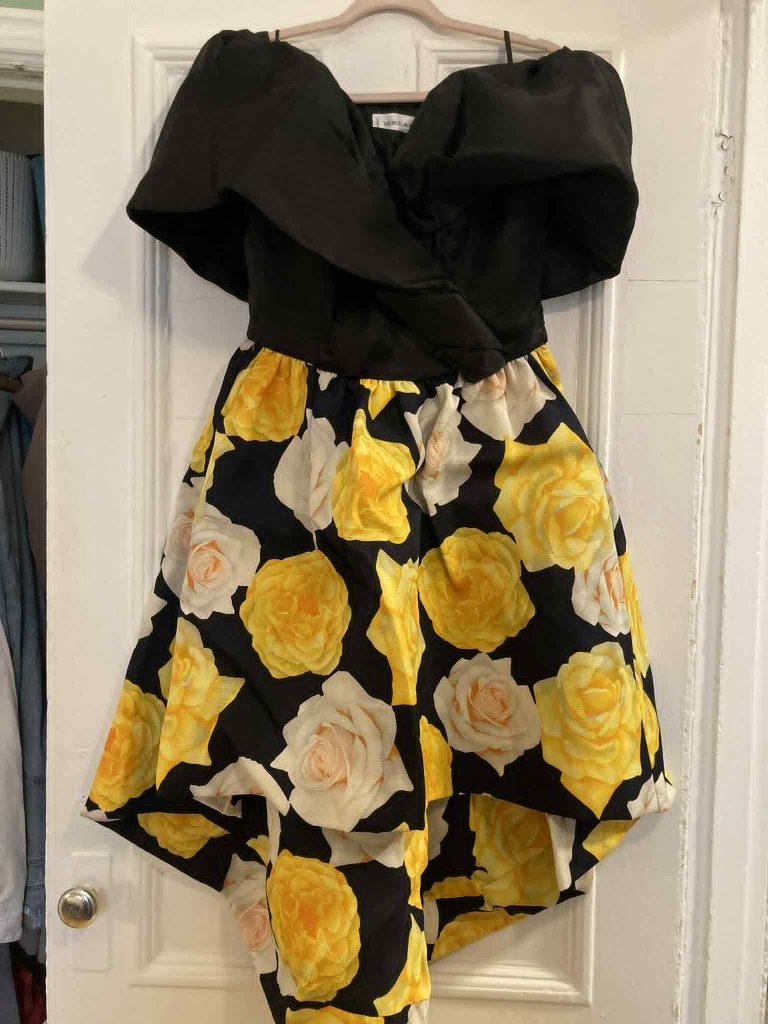 Vintage Serge & Ral Couture Asymmetrical Cocktail Dress